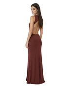 OVAL DRESS - Russet
