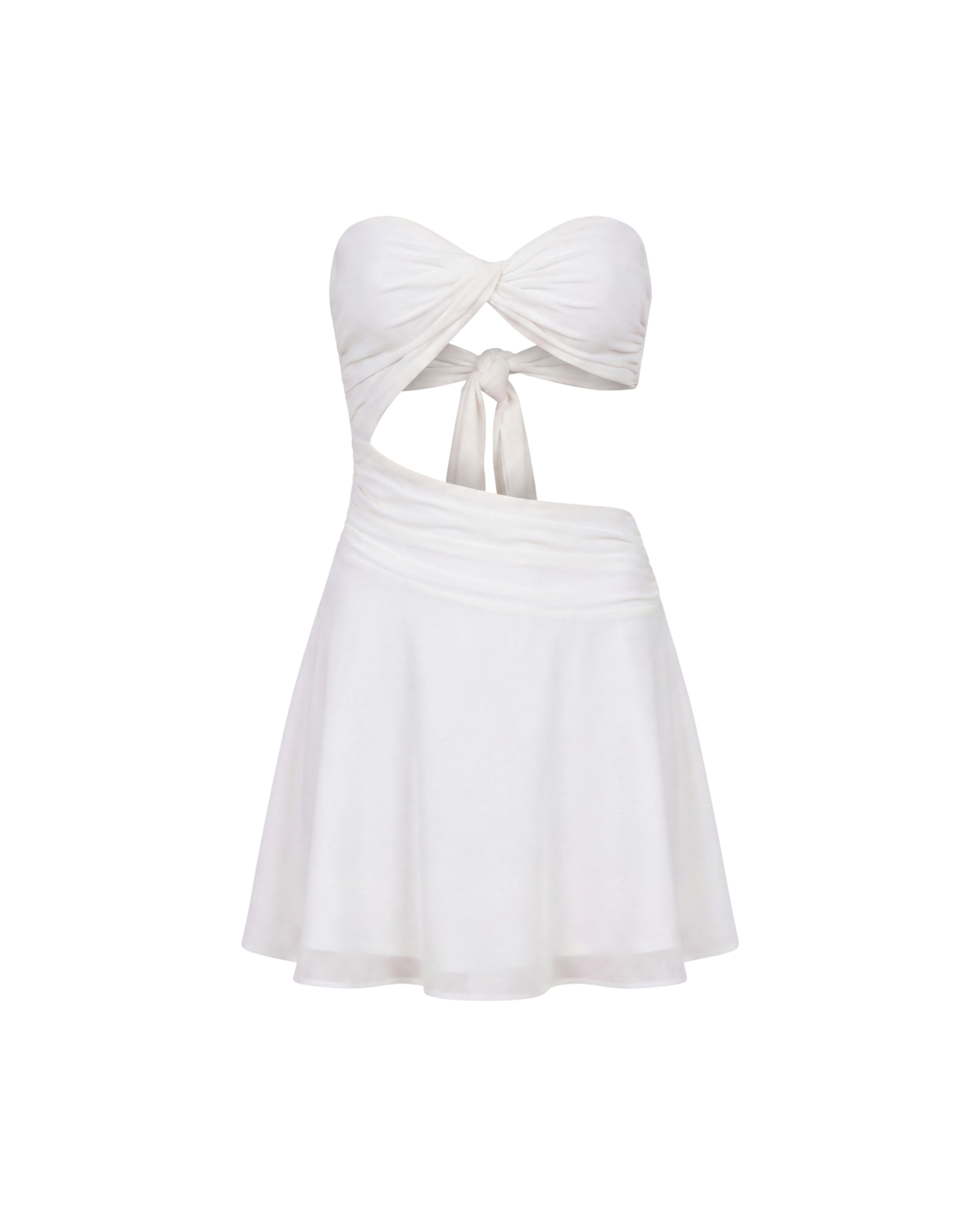 BELL DRESS - White