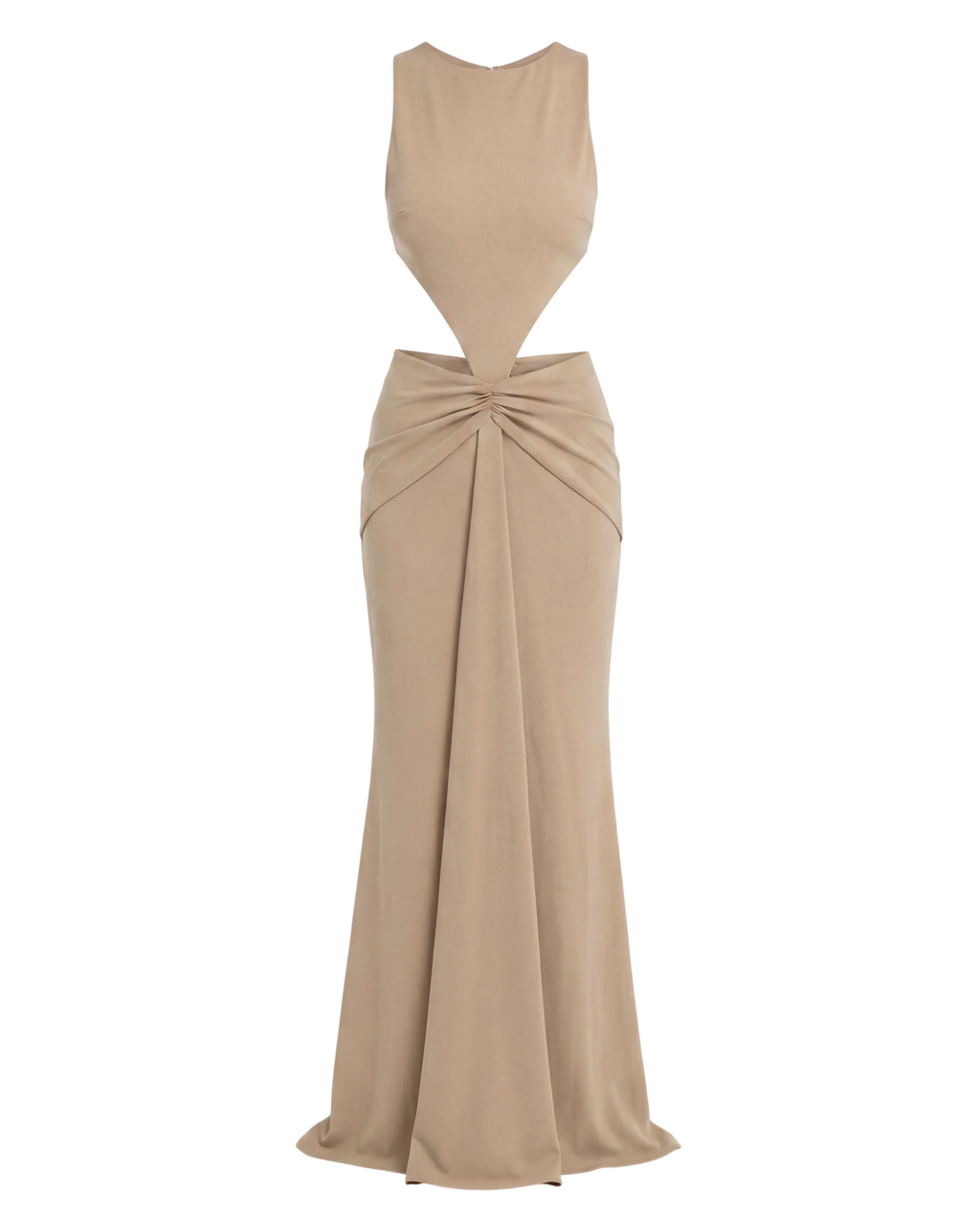 OVAL DRESS - Beige
