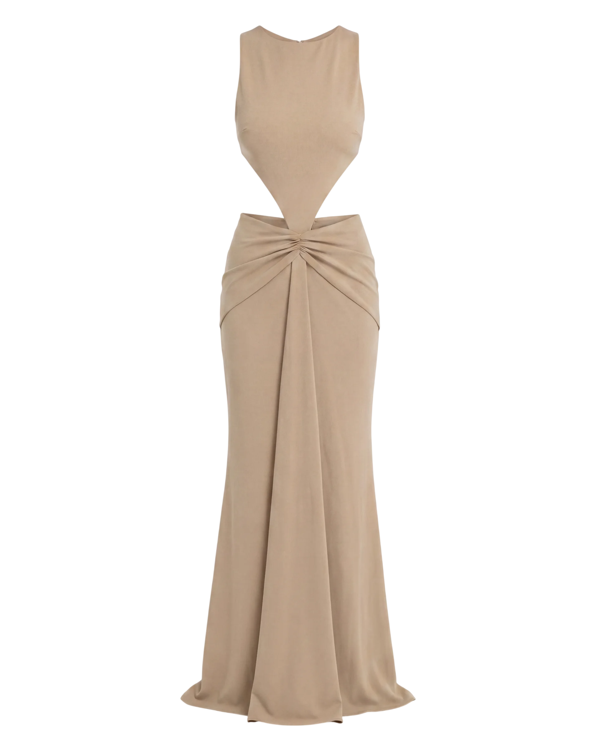OVAL DRESS - Beige