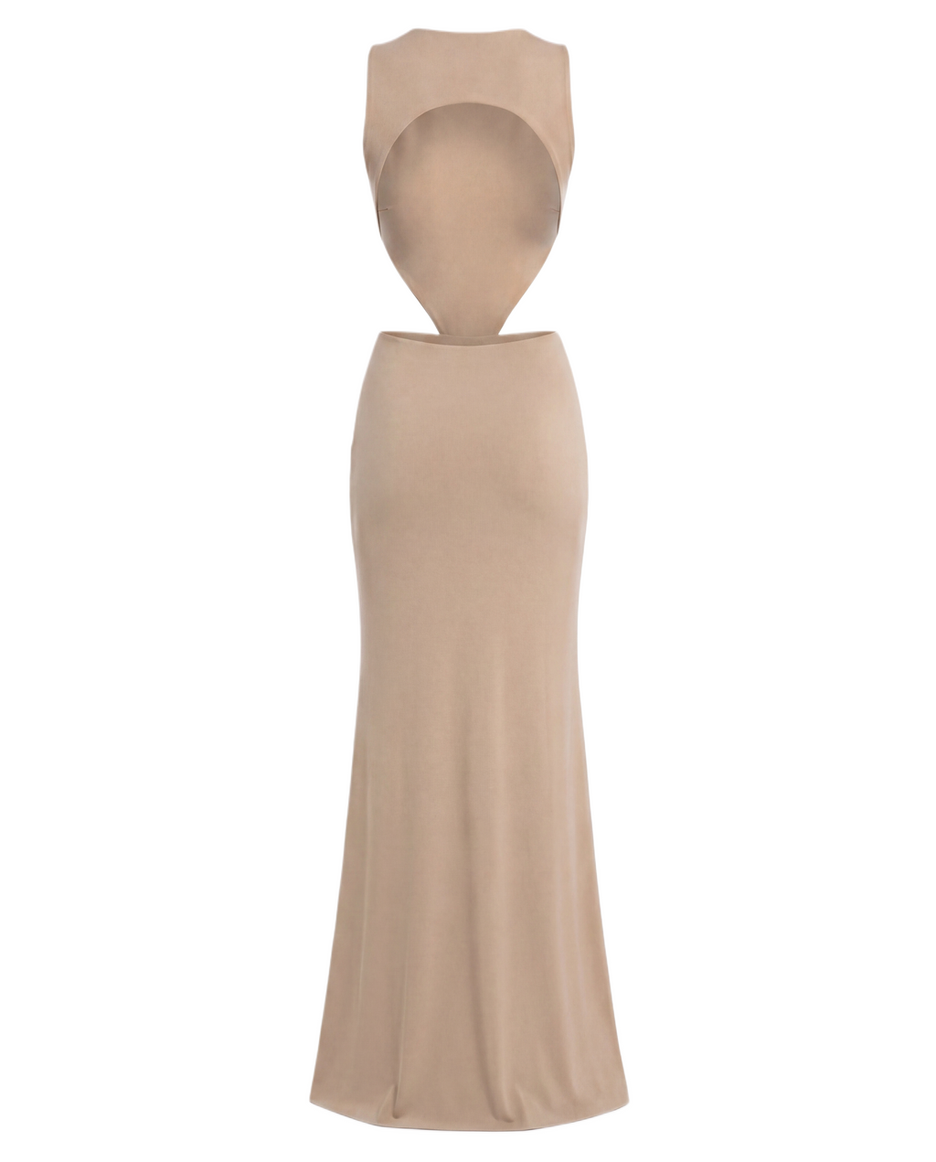 OVAL DRESS - Beige