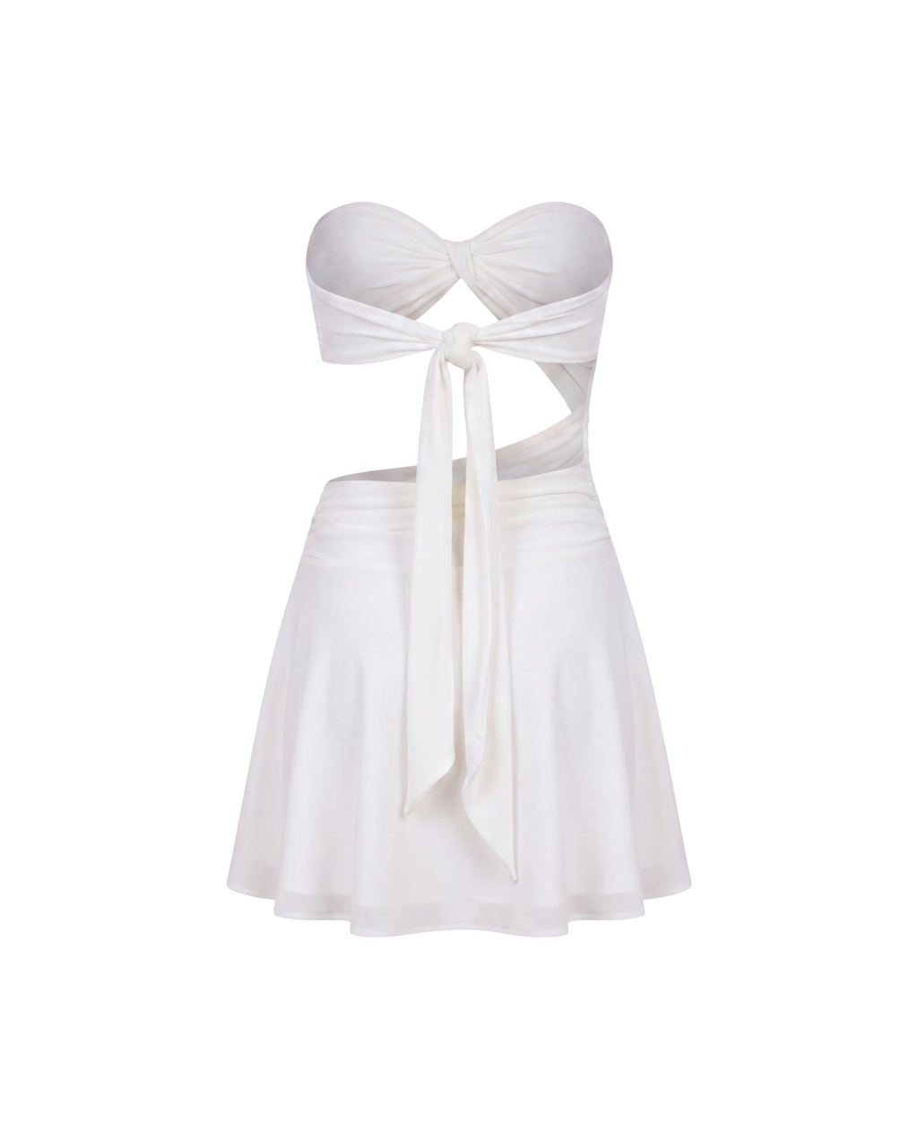 BELL DRESS - White