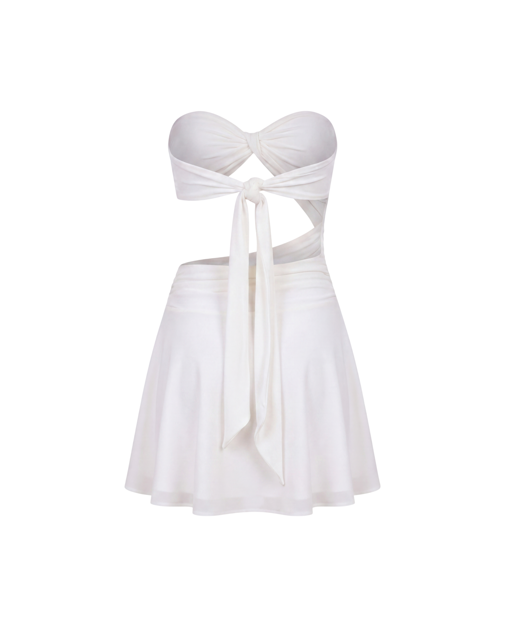BELL DRESS - White
